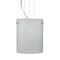 Besa Lighting Tamburo 8 Cable Pendant, Chalk, Satin Nickel Finish, 1x11W LED 1KG-4006KR-LED-SN - alternate 1